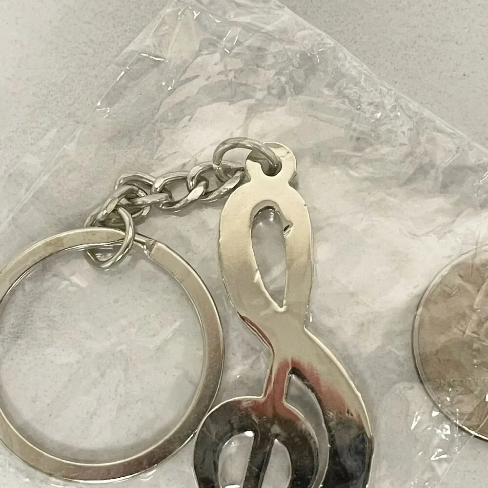 Treble Clef Symbol Music Musician Keychain Keyring